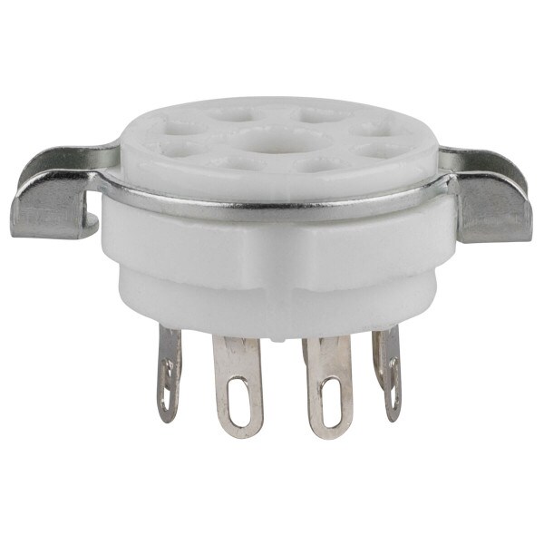 Main product image for 8 Pin Chassis Mount Ceramic Vacuum Tube Socket 055-501
